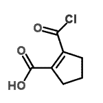 CAS#: 181313-40-6, 2-(Chlorocarbonyl)-1-Cyclopentene-1-Carboxylic Acid