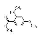 CAS#: 181434-39-9, Methyl 4-Methoxy-2-(Methylamino)Benzoate