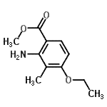 CAS 登录号：181434-72-0， 甲基2-氨基-4-乙氧基-3-甲基苯甲酸酯
