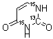 CAS#: 181517-11-3, 2,4(1H,3H)-Pyrimidinedione-2-13C-1,3-15N2