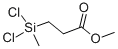 CAS 登录号：18163-42-3， 2-(二氯甲基硅烷基)-丙酸甲酯