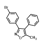 CAS#: 181697-19-8, 3-(4-Bromophenyl)-5-Methyl-4-Phenyl-1,2-Oxazole