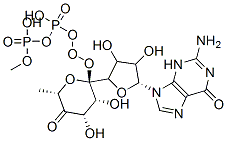 CAS 登录号：18186-48-6， [(2S,3S,4R,5R)-5-(2-氨基-6-氧代-3H-嘌呤-9-基)-3,4-二羟基-四氢呋喃-2-基]甲氧基-[[(2R,3R,4S,6S)-3,4-二羟基-6-甲基-5-氧代-四氢吡喃-2-基]氧基-羟基-磷酰]氧基-次磷酸