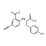 CAS#: 182114-34-7, N-(4-Cyano-2-Nitrophenyl)-L-Tyrosine