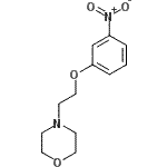 CAS#: 182618-90-2, 4-[2-(3-Nitrophenoxy)Ethyl]Morpholine