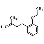 CAS 登录号：18272-87-2， 1-乙氧基-2-(3-甲基-3-丁烯-1-基)苯