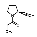CAS#: 182754-33-2, 1-[(2S)-2-Ethynyl-1-Pyrrolidinyl]-1-Propanone