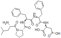 CAS#: 182912-74-9, L-Leucyl-L-Prolyl-L-Phenylalanyl-L-Phenylalanyl-L-Aspartic Acid