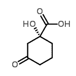 CAS 登录号：183134-62-5， (1R)-1-羟基-3-氧代环己烷羧酸