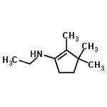 CAS#: 183247-86-1, N-Ethyl-2,3,3-Trimethyl-1-Cyclopenten-1-Amine
