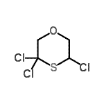CAS#: 18327-93-0, 3,3,5-Trichloro-1,4-Oxathiane