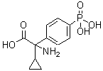 CAS 登录号：183364-82-1， 氨基(环丙基)(4-膦酰苯基)乙酸