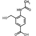 CAS#: 183430-33-3, 4-Acetamido-3-(Hydroxymethyl)Benzoic Acid