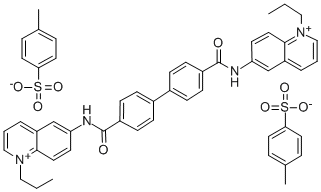 CAS#: 18355-45-8, 6,6'-(4,4'-Biphenylylenebis(Carbonylimino))Bis(1-Propylquinolinium) Ditosylate