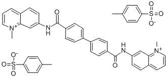 CAS#: 18355-53-8, 7,7'-(4,4'-Biphenylylenebis(Carbonylimino))Bis(1-Methylquinolinium) Ditosylate