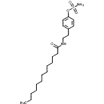 CAS#: 183560-60-3, 4-[2-(Tridecanoylamino)ethyl]phenyl sulfamate