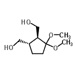 CAS#: 183594-37-8, [(1S,2S)-3,3-Dimethoxy-1,2-Cyclopentanediyl]Dimethanol
