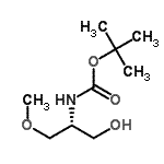 CAS#: 183793-49-9, Tert-Butyl N-[(1R)-1-(Hydroxymethyl)-2-Methoxy-Ethyl]Carbamate
