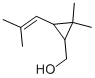 CAS#: 18383-59-0, (1R,3S)-rel-2,2-Dimethyl-3-(2-Methyl-1-Propen-1-Yl)-Cyclopropanemethanol