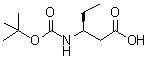 CAS#: 183990-48-9, (3S)-3-({[(2-Methyl-2-Propanyl)Oxy]Carbonyl}Amino)Pentanoic Acid