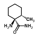 CAS 登录号：184035-01-6， (1S,2S)-1-氨基-2-甲基环己烷甲酰胺
