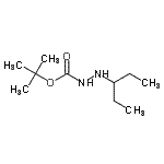 CAS 登录号：184177-78-4， 2-甲基-2-丙基2-(3-戊烷基)肼羧酸酯