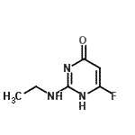CAS 登录号：184648-50-8， 2-(乙基氨基)-6-氟-4(1H)-嘧啶酮