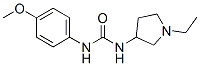 CAS#: 18471-30-2, 1-(1-Ethyl-3-Pyrrolidinyl)-3-(4-Methoxyphenyl)Urea