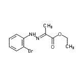 CAS 登录号：18474-55-0， 乙基(2E)-2-[(2-溴苯基)亚肼基]丙酸酯