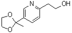 CAS#: 184766-50-5, 2-[5-(2-Methyl-1,3-Dioxolan-2-Yl)-2-Pyridinyl]Ethanol