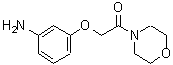 CAS 登录号：184944-87-4， 2-(3-氨基苯氧基)-1-(4-吗啉基)乙酮