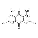 CAS#: 18499-83-7, 1,3,6-Trihydroxy-8-Methyl-9,10-Anthraquinone