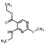 CAS#: 185040-33-9, Ethyl 4-(Ethylamino)-2-(Methylsulfanyl)-5-Pyrimidinecarboxylate