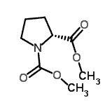 CAS#: 185246-66-6, Dimethyl (2R)-1,2-Pyrrolidinedicarboxylate
