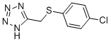 CAS#: 18527-31-6, 5-[[(4-Chlorophenyl)Thio]Methyl]-2H-Tetrazole