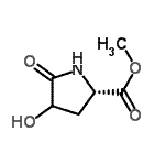 CAS 登录号：185320-06-3， 甲基4-羟基-5-氧代-L-脯氨酸酯