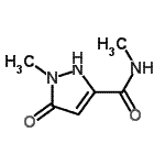 CAS#: 185451-43-8, N,1-Dimethyl-5-Oxo-2,5-Dihydro-1H-Pyrazole-3-Carboxamide