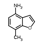 CAS#: 185684-92-8, 7-Methyl-1-Benzofuran-4-Amine