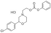 CAS#: 185759-05-1, 2-[2-(4-Chlorophenyl)Morpholin-4-Yl]Ethyl Phenyl Carbonate Hydrochloride