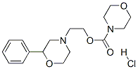 CAS 登录号：185759-12-0， 2-(2-苯基吗啉-4-基)乙基吗啉-4-羧酸酯盐酸盐