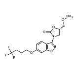 CAS#: 185835-97-6, (5S)-5-(Methoxymethyl)-3-[6-(4,4,4-Trifluorobutoxy)-1,2-Benzoxazol-3-Yl]-1,3-Oxazolidin-2-One