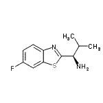 CAS#: 185949-60-4, (1R)-1-(6-Fluoro-1,3-Benzothiazol-2-Yl)-2-Methyl-1-Propanamine