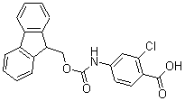CAS#: 186320-13-8, 2-Chloro-4-[[(9H-Fluoren-9-Ylmethoxy)Carbonyl]Amino]-Benzoic Acid