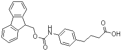 CAS 登录号：186320-14-9， 4-[[(9H-芴-9-基甲氧基)羰基]氨基]-苯丁酸