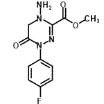 CAS#: 186404-59-1, Methyl 4-Amino-1-(4-Fluorophenyl)-6-Oxo-1,4,5,6-Tetrahydro-1,2,4-Triazine-3-Carboxylate