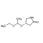 CAS#: 186429-12-9, (4S)-4-(1-Ethoxyethoxy)-2-Pyrrolidinone