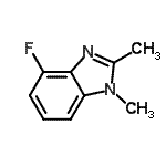 CAS#: 18645-87-9, 4-Fluoro-1,2-Dimethyl-1H-Benzimidazole