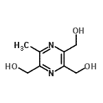 CAS#: 186534-03-2, (6-Methyl-2,3,5-Pyrazinetriyl)Trimethanol
