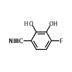 CAS#: 186590-09-0, 4-Fluoro-2,3-Dihydroxybenzonitrile