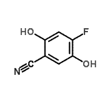 CAS#: 186590-11-4, 4-Fluoro-2,5-Dihydroxybenzonitrile